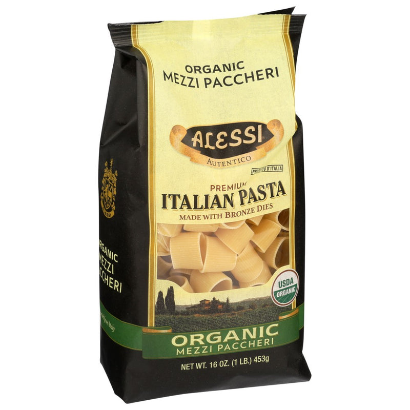 Alessi Pasta Mezzi Paccher Organic - 16 Ounce, Case of 6