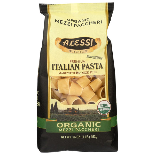 Alessi Pasta Mezzi Paccher Organic - 16 Ounce, Case of 6