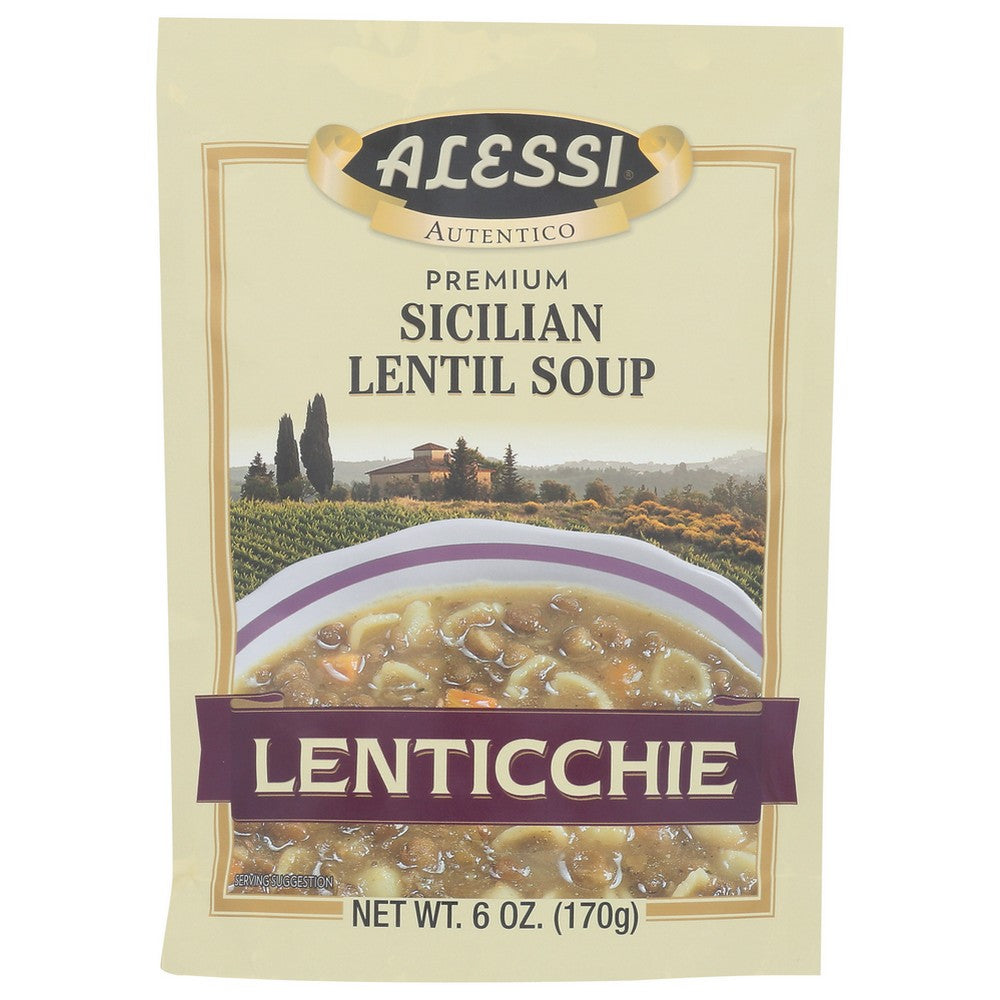 Alessi ,  Mix Soup Lentil 6 Ounce,  Case of 6