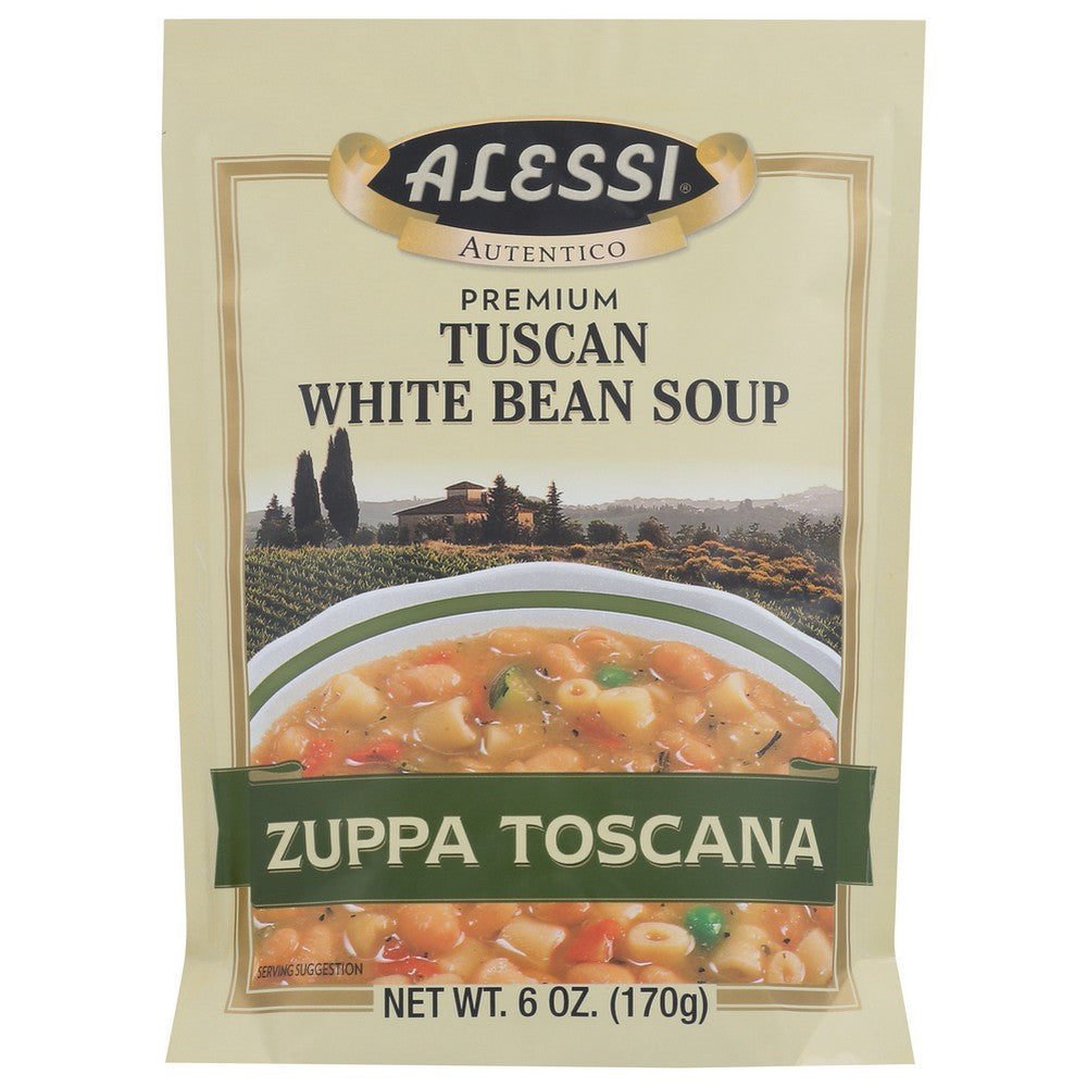 Alessi Mix Soup Tuscan Bean - 6 Ounce,  Case of 6