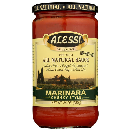 Alessi ,  Sauce Marinara Chunky 24 Ounce,  Case of 6