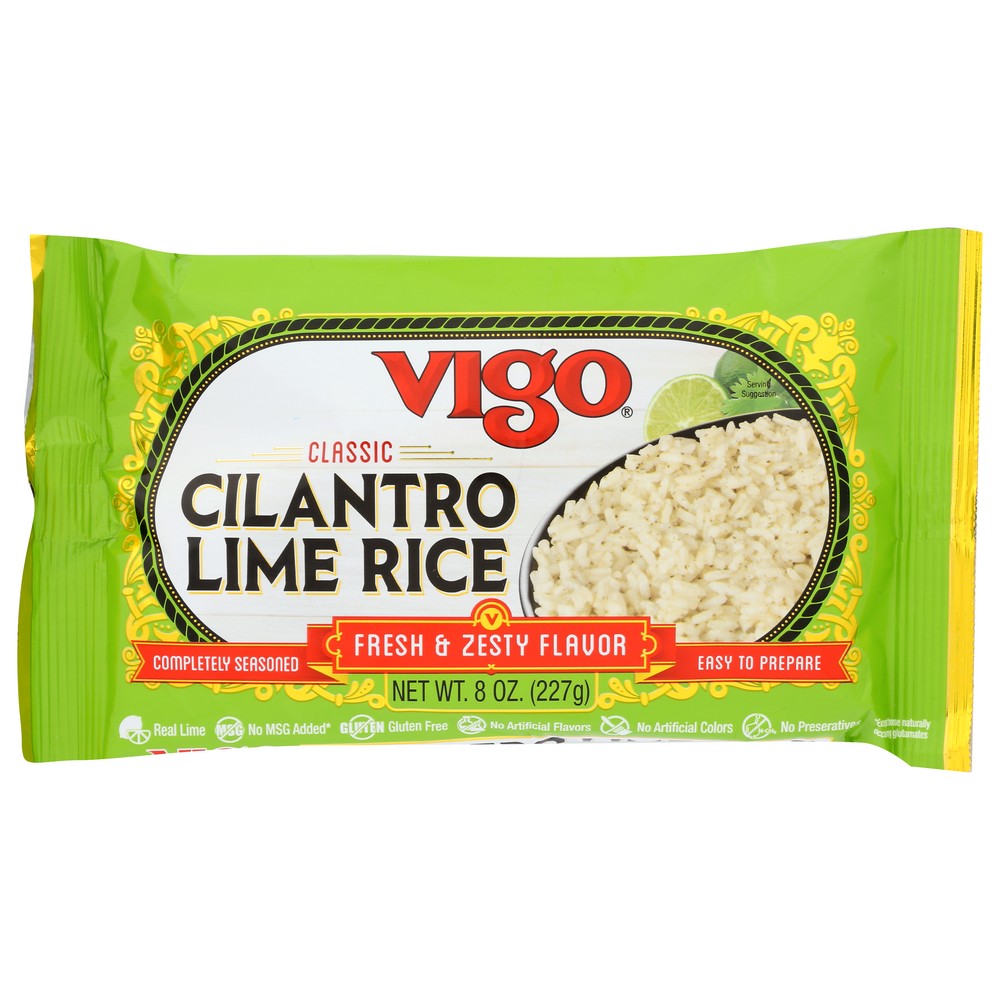 Vigo ,  Rice Cilantro Lime 8 Ounce,  Case of 12