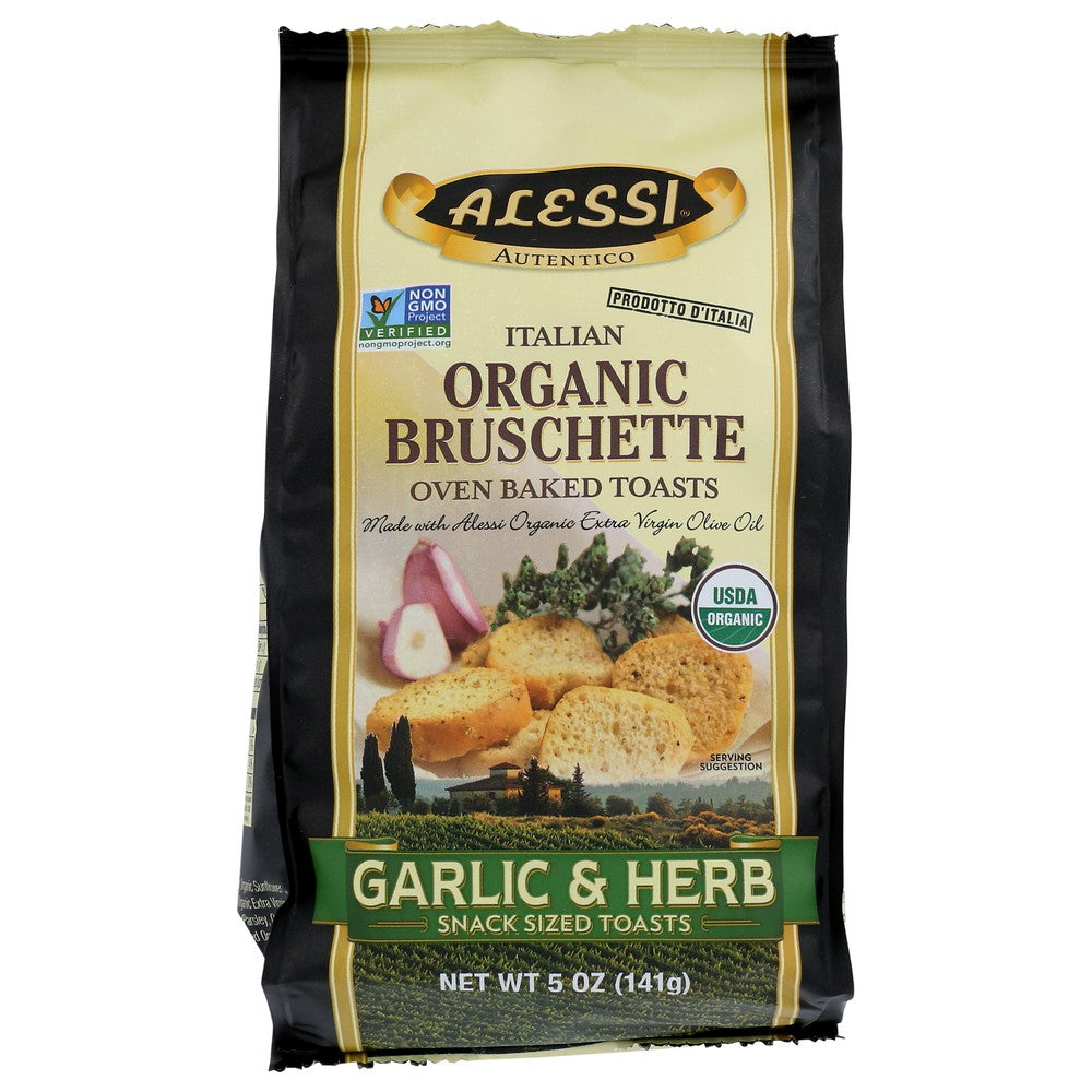 Alessi ,  Bruschetta Garlic Herb 5 Ounce,  Case of 8