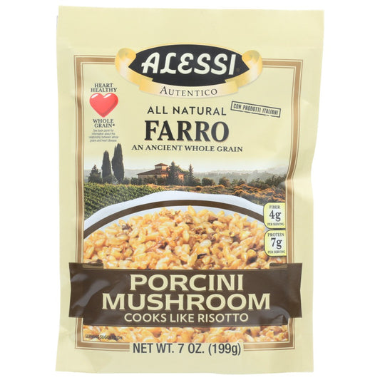 Alessi 80134, Alessi Farro, Porcini Mushroom, 7 Oz. ,  Case of 6