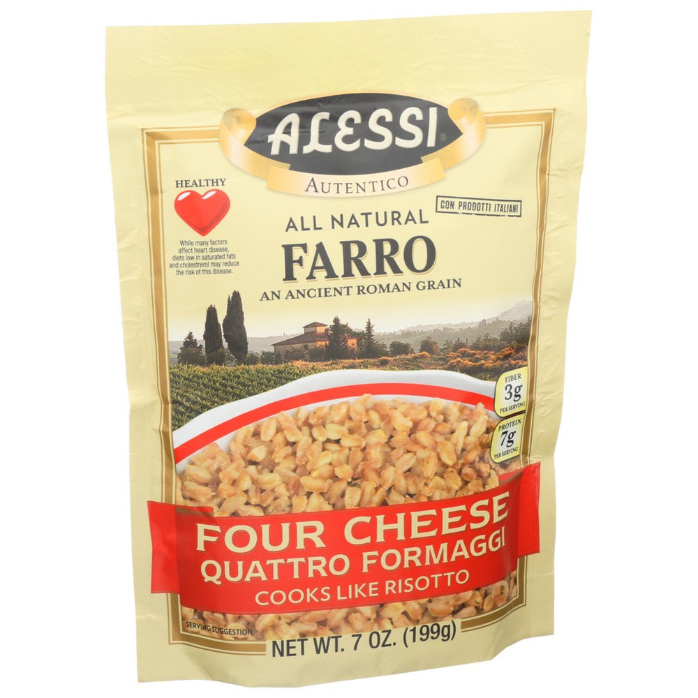 Alessi 80137, Alessi Farro, Four Cheese, Quattro Formaggi, 7 Oz.,  Case of 6