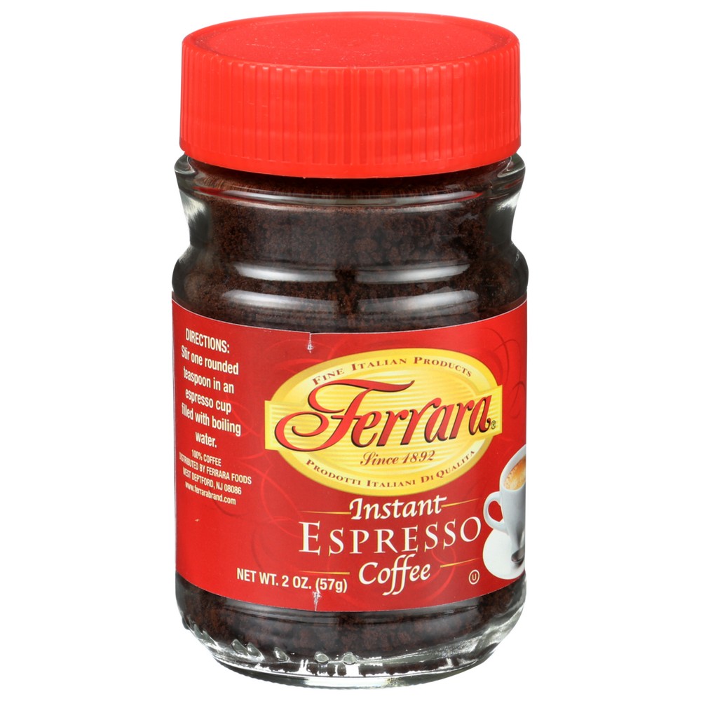 Ferrara , Ferrara Instant Espresso Coffee, 2 Oz.,  Case of 12