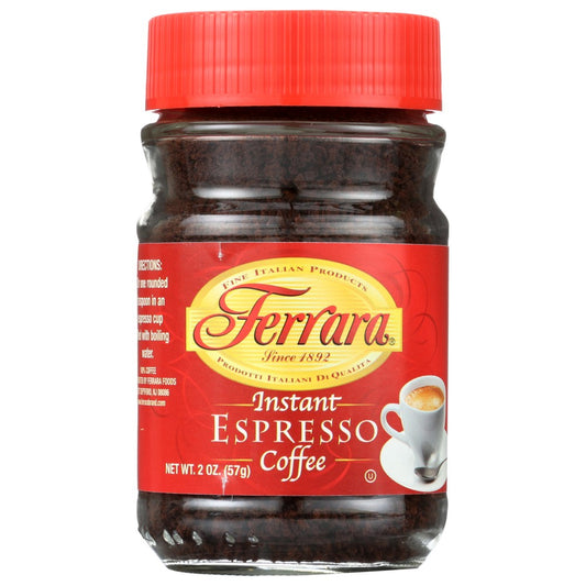 Ferrara , Ferrara Instant Espresso Coffee, 2 Oz.,  Case of 12