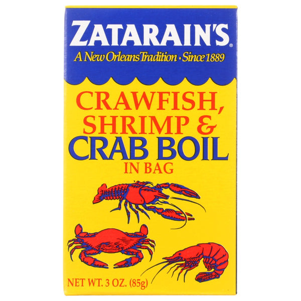 Zatarains Boil Dry Crwfsh Shrimp Crab - 3 Ounce, Case of 6