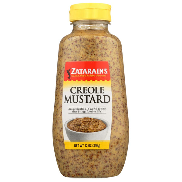 Zatarains Mustard Squeeze Creole - 12 Ounce, Case of 6