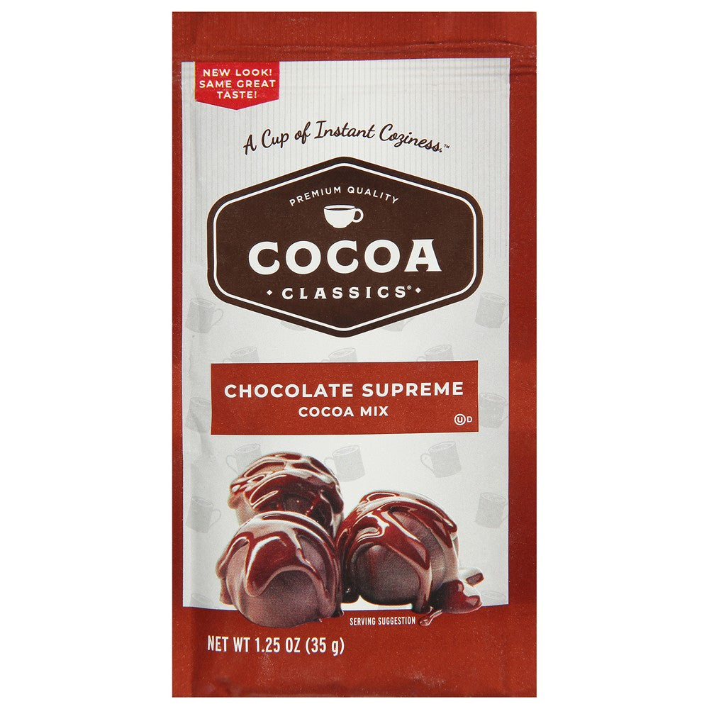 Cocoa Classics - Cocoa Packet Choc Supreme - Case of 12-1.25 OZ