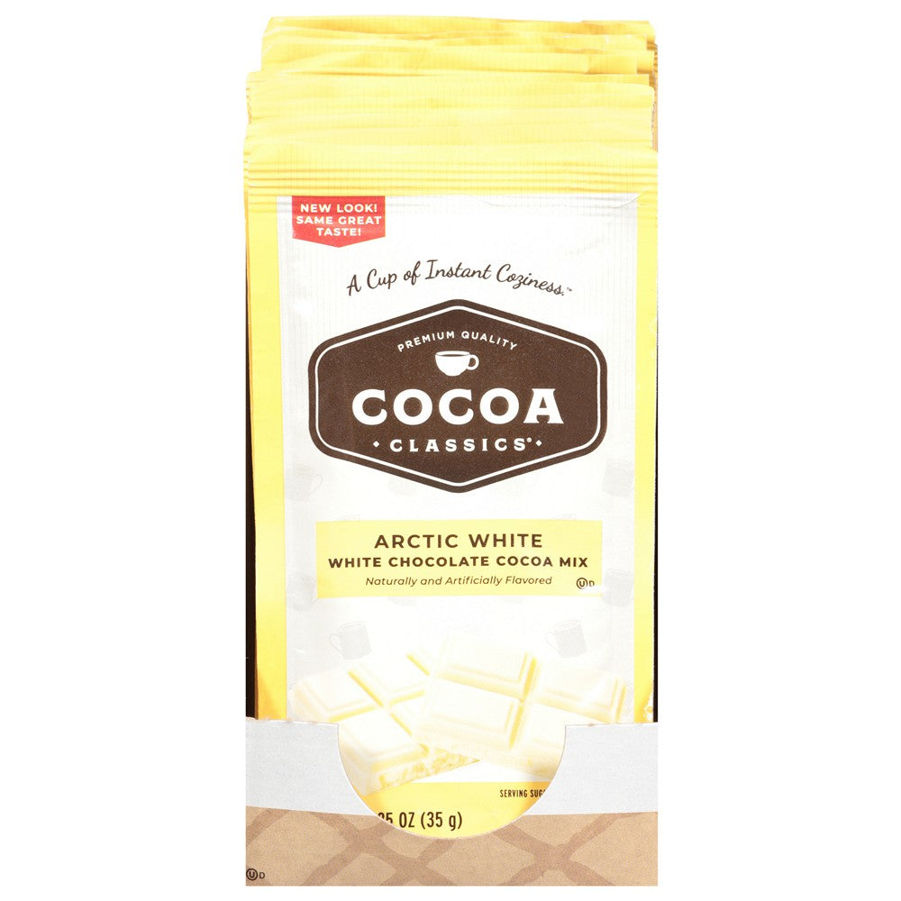 Cocoa Classics - Cocoa Packet Arctic White - Case of 12-1.25 OZ