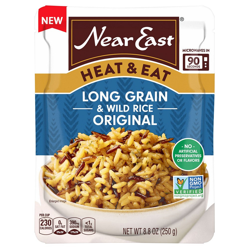 Near East - Rice Lng Grn Wild H & E - Case of 8-8.8 OZ