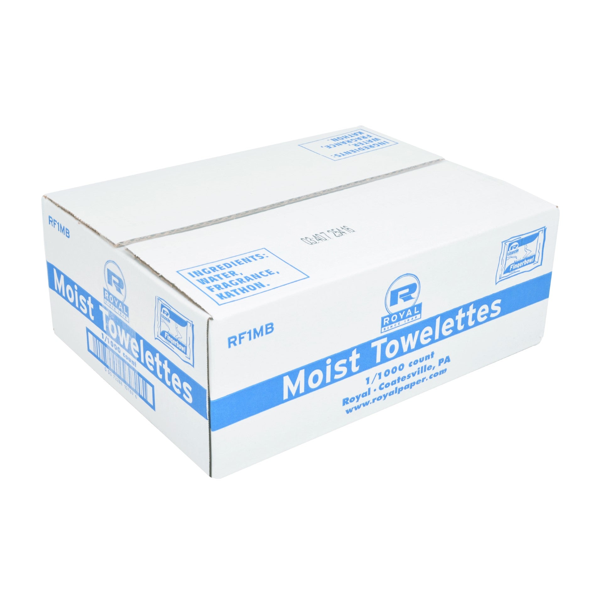Royal Moist Towelette Pkd 1/1000