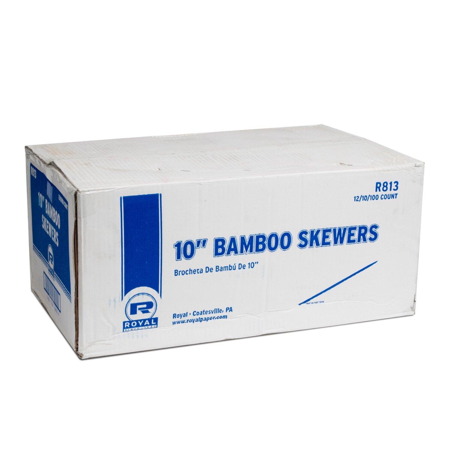10" Bamboo Skewer   Pkd 12/10/100