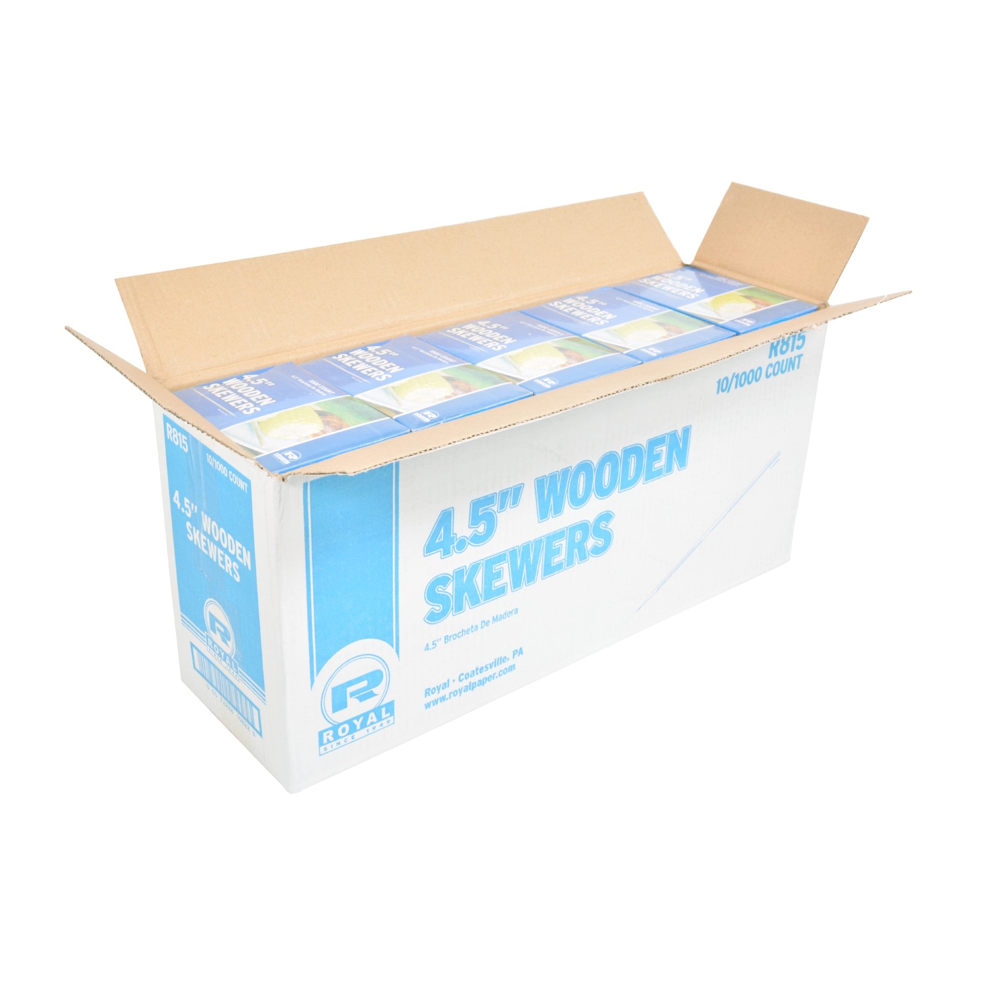 4 1/2" Wood Skewers   Pkd 10/1000
