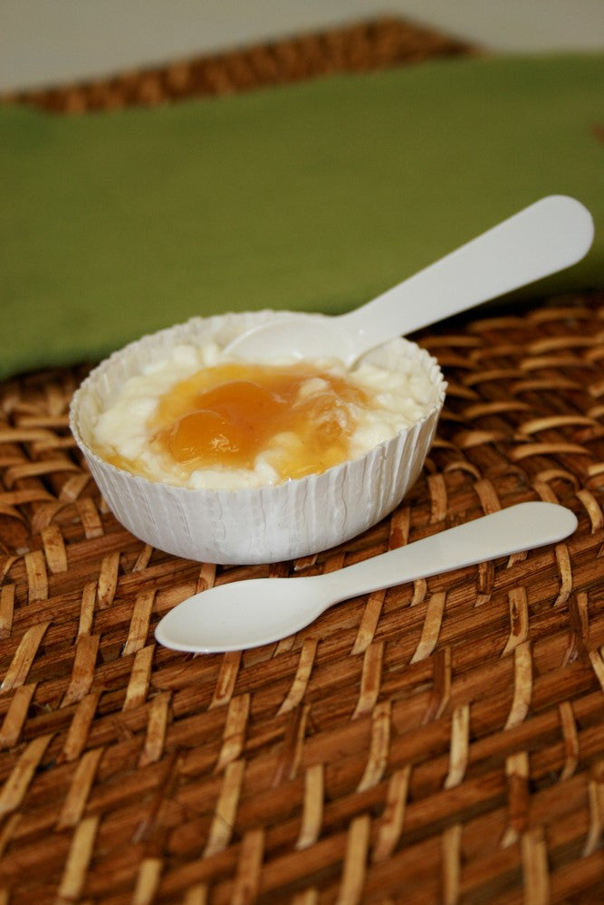 Taster Spoon White Plastic Pkd 1/3000