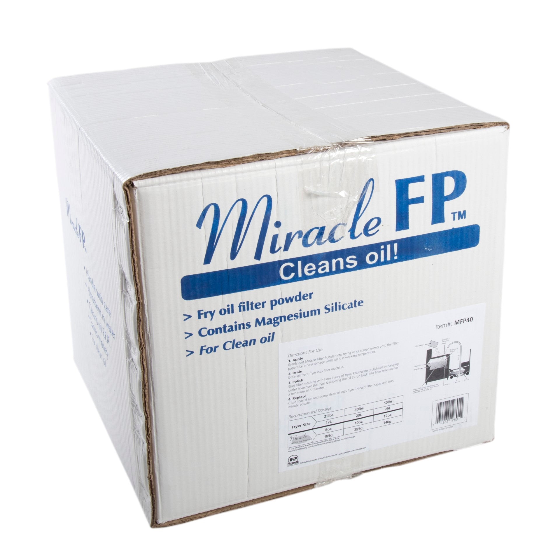 Miracle Filter Powder Magnesium Silicate Pkd40 Lbs