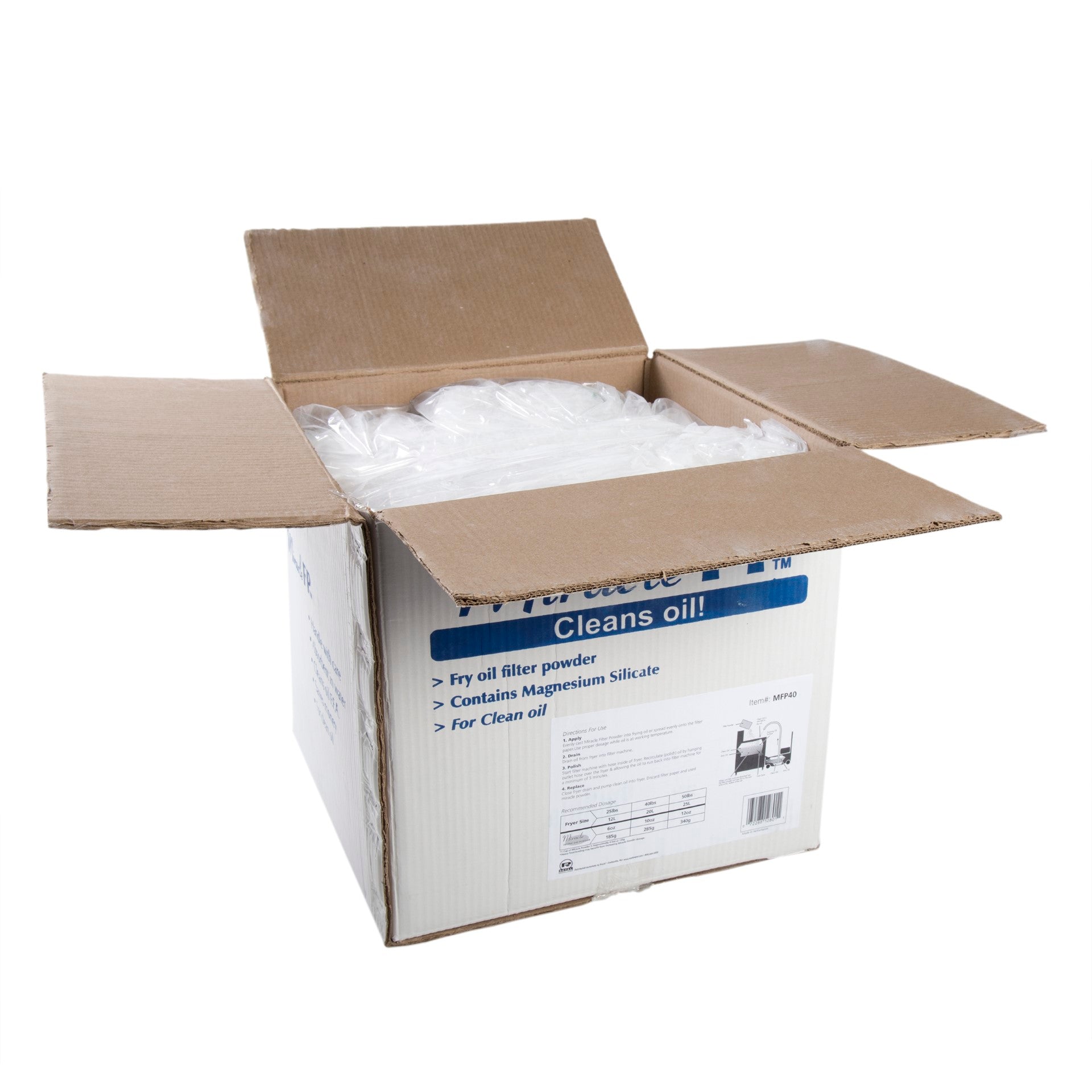 Miracle Filter Powder Magnesium Silicate Pkd40 Lbs