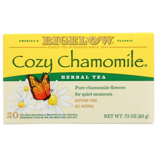 Bigelow 00041, Bigelow Tea Premium Tea, Cozy Chamomile, 20 Tea Bags,  Case of 6