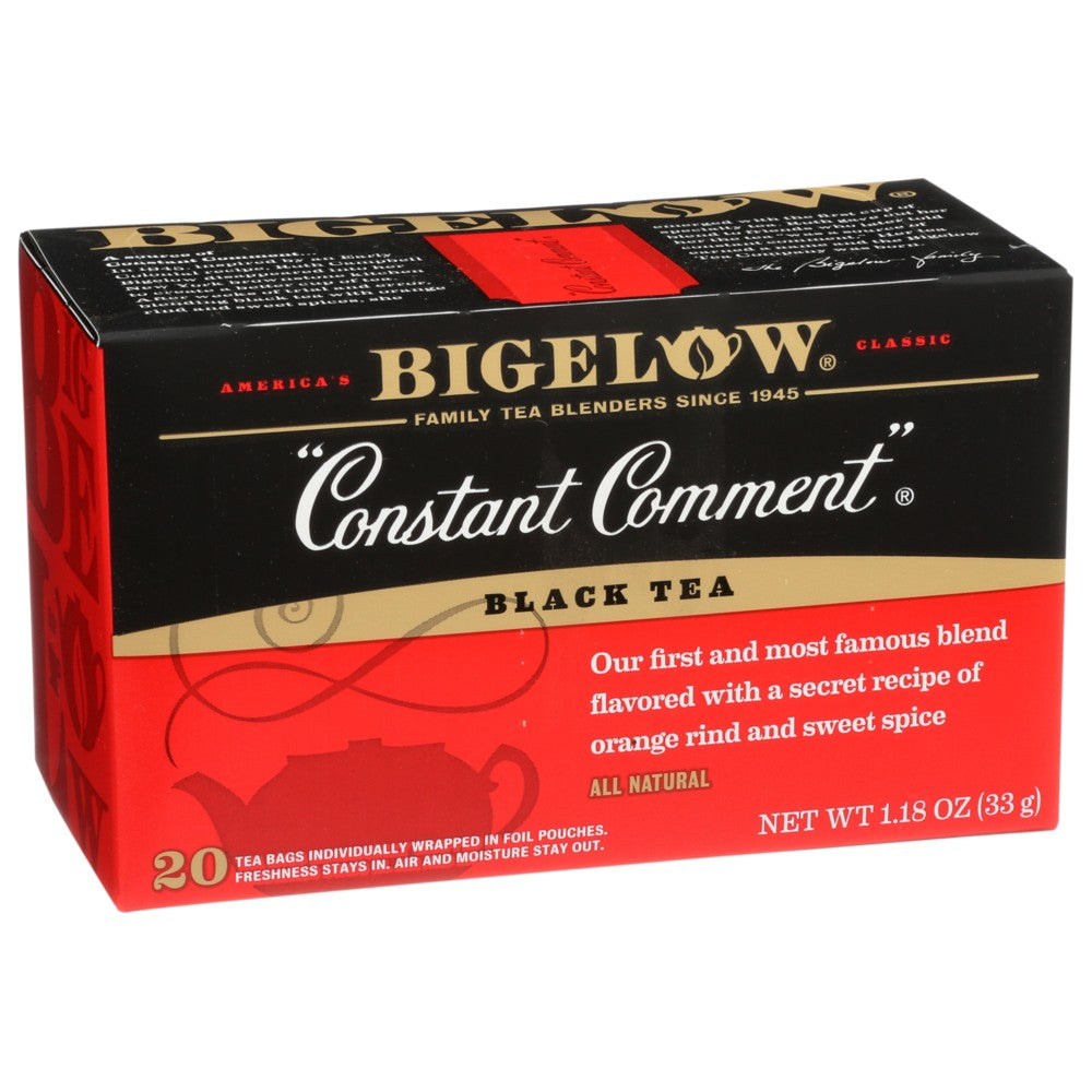 Bigelow 00105, Bigelow Tea Premium Tea, Constant Comment, 20 Tea Bags,  Case of 6