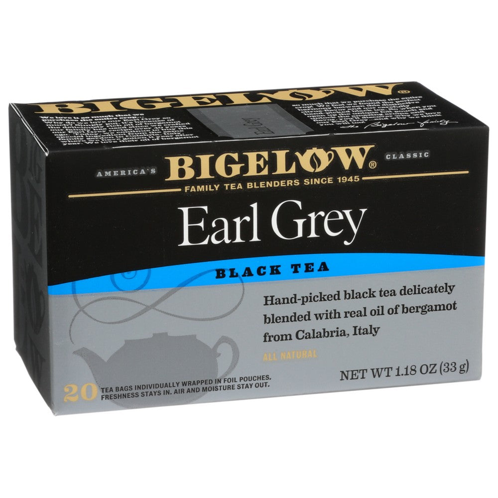 Bigelow 00123, Bigelow Tea Premium Tea, Earl Gray, 20 Tea Bags,  Case of 6