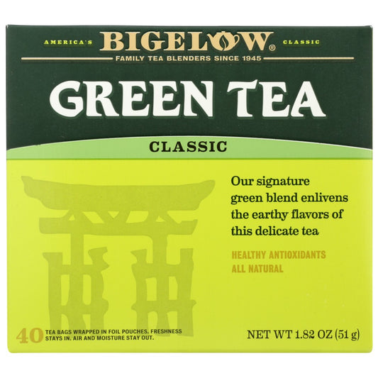 Bigelow® , Bigelow Tea Classic Tea, Green Tea, 40 Tea Bags,  Case of 6