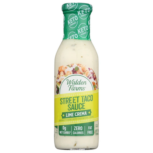 Walden Farms ,  Walden Farms Street Taco Sauce Lime Crema 12 Fluid Ounce,  Case of 6