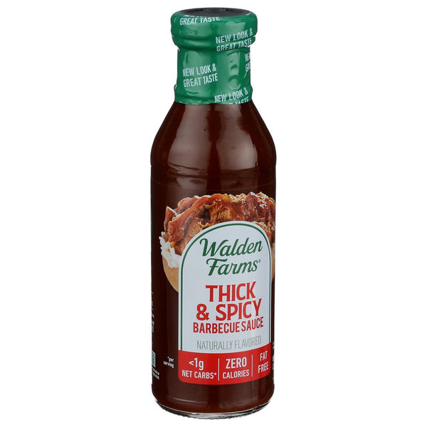 Walden Farms Sauce Bbq Cf Thick Spicy - 12 FL,  Case of 6