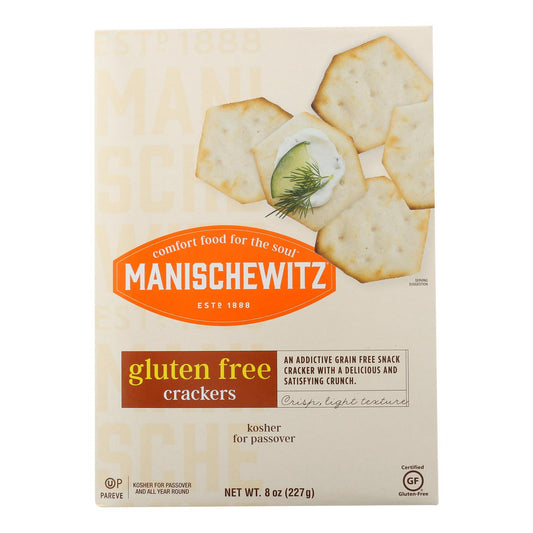 Manischewitz - Crackers G/f - Case of 12 - 8 Ounce