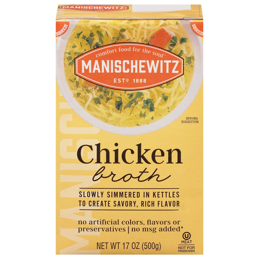 Manischewitz - Broth Chicken Aseptic - Case of 12-17 FZ