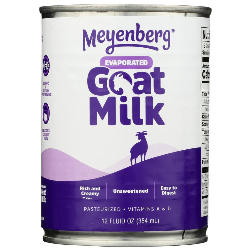 Meyenberg Goat Milk Liquid Evaporated - 12 Fluid Ounce, Case of 12