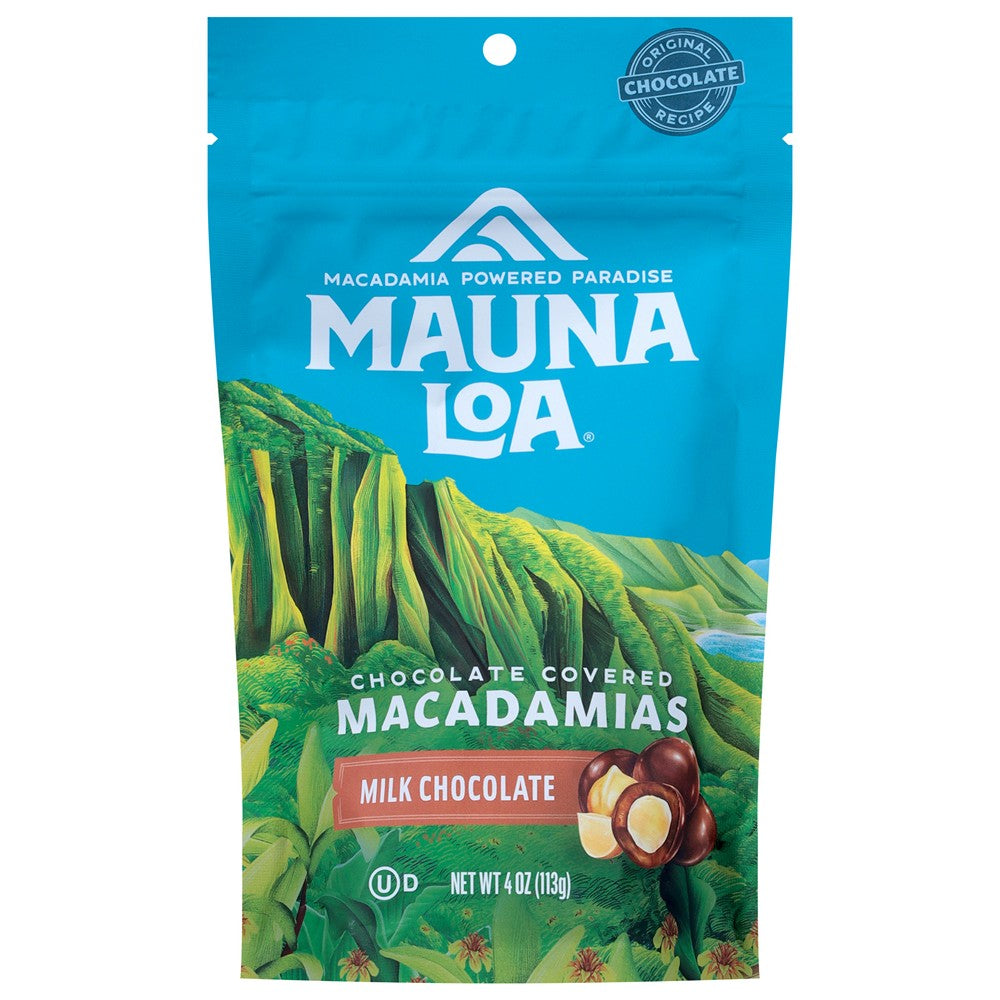 Mauna Loa - Macadamias Milk Chocolate - Case of 6-4 OZ