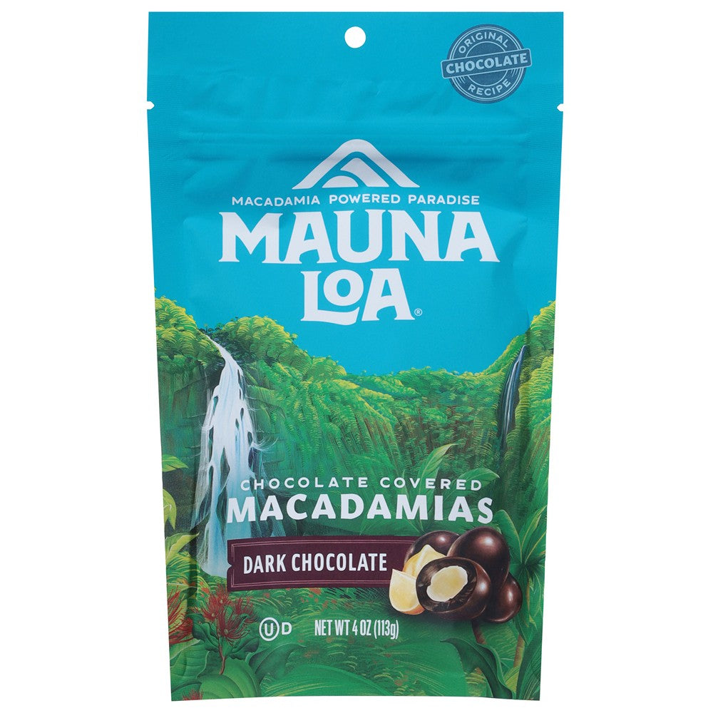 Mauna Loa - Macadmn Nuts Dark Choc - Case of 6-4 OZ