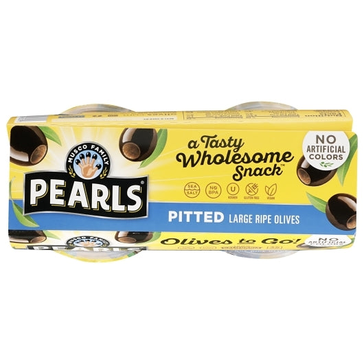 Musco Olives Cup Black Pitted 4.8 Ounce Size - 6 Per Case