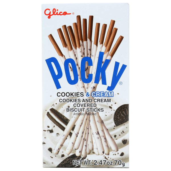 Glico Snack Pocky Cooks & Cream - 2 Ounce, Case of 10