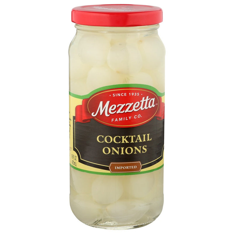 Mezzetta Onion Ccktail Small - 16 Ounce, Case of 6