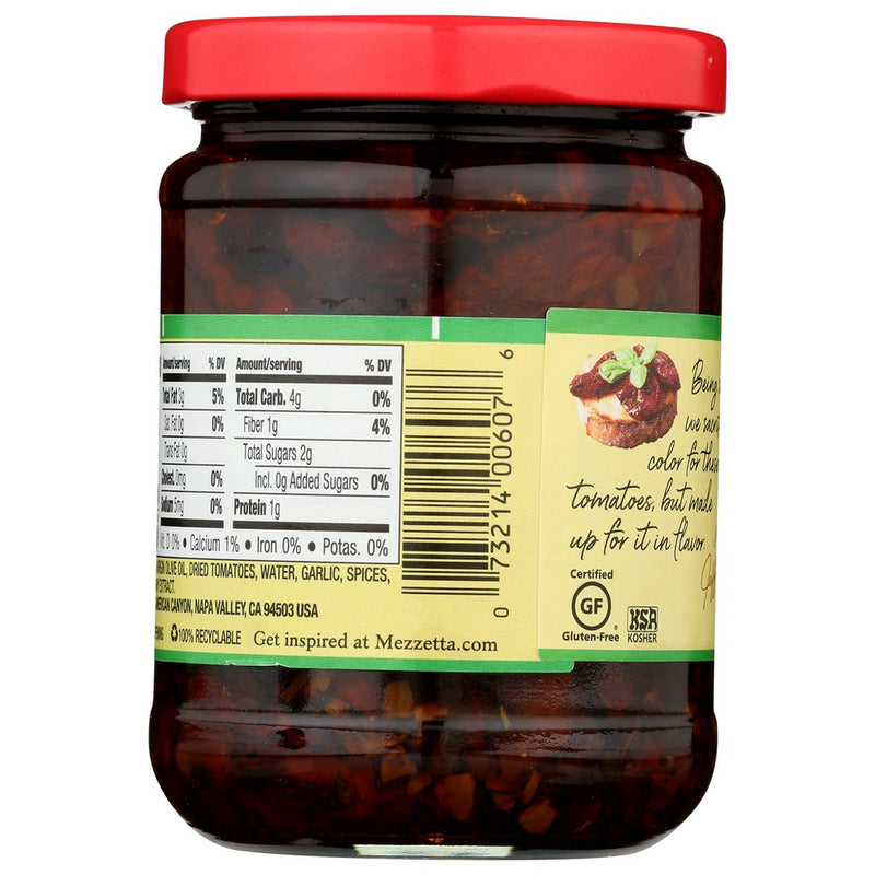 Mezzetta Tomato Sundried Ooil - 8 Ounce, Case of 6