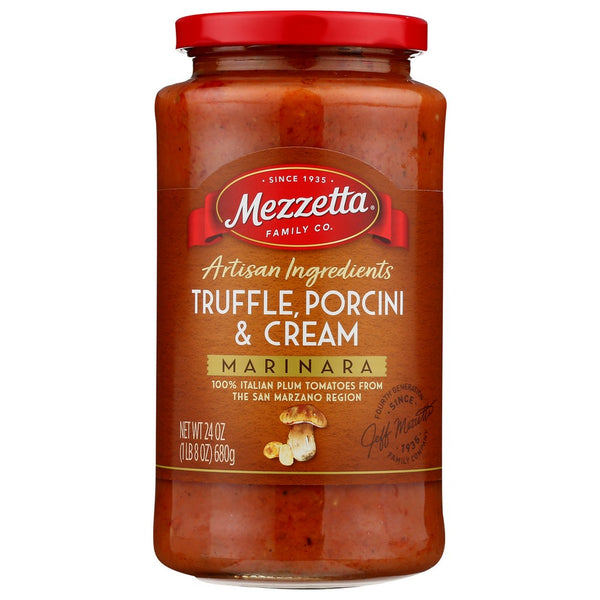 Mezzetta Sauce Pasta Porcini Trffl - 24 Ounce, Case of 6