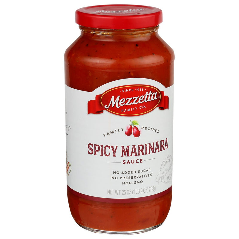 Mezzetta Sauce Psta Spicy Mrnra Nv - 25 Ounce, Case of 6