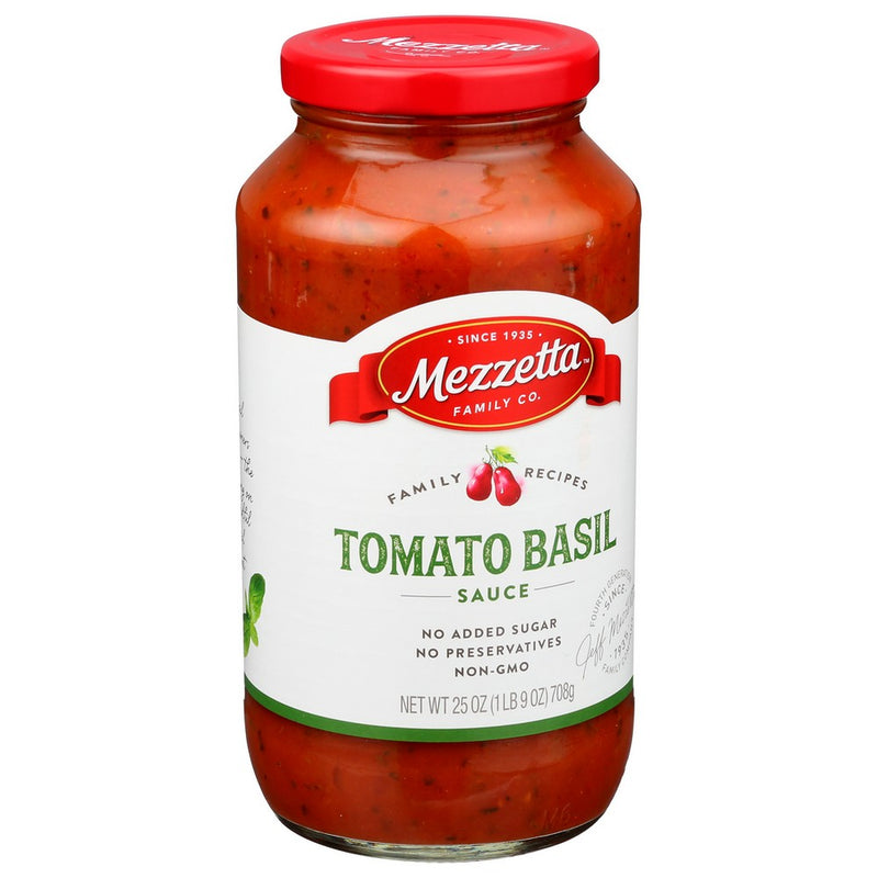 Mezzetta Sauce Psta Tom Sweet Basl Nv - 25 Ounce, Case of 6