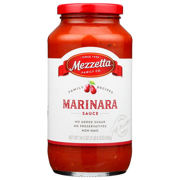 Mezzetta Sauce Mrnra Hmmade Nv - 25 Ounce, Case of 6