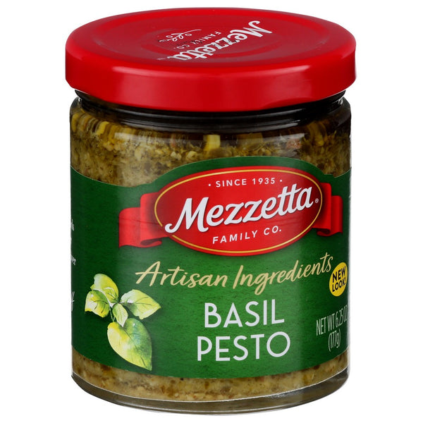 Mezzetta Sauce Pesto Basil Italian Hmstyl - 6 Ounce, Case of 6