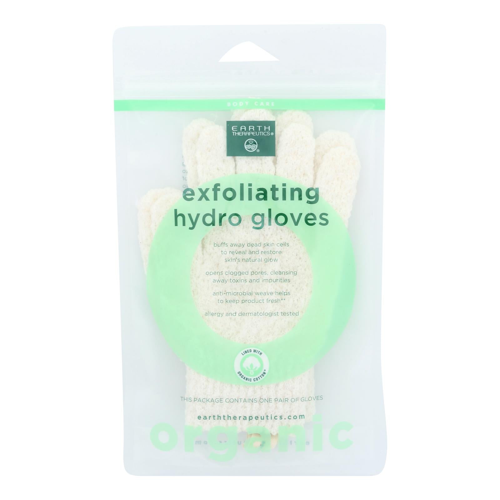 Earth Therapeutics - Gloves Cttn Exflting - 1 Each-1 PAIR