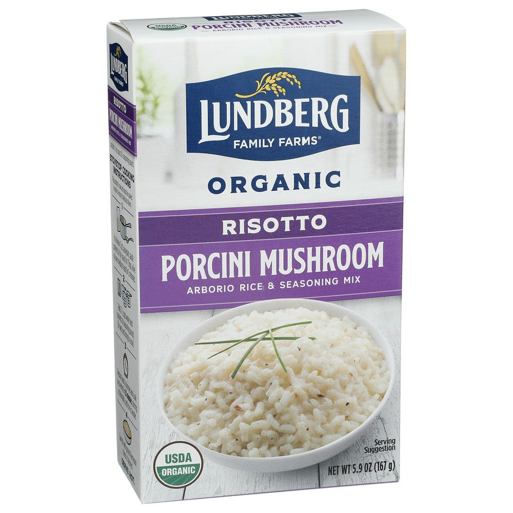 Lundberg Rissoto Mushroom Porcni Organic - 6 Ounce,  Case of 6