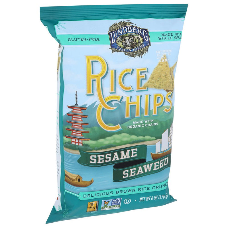 Lundberg Chip Rice Ssme Seawd Mwo - 6 Ounce, Case of 6