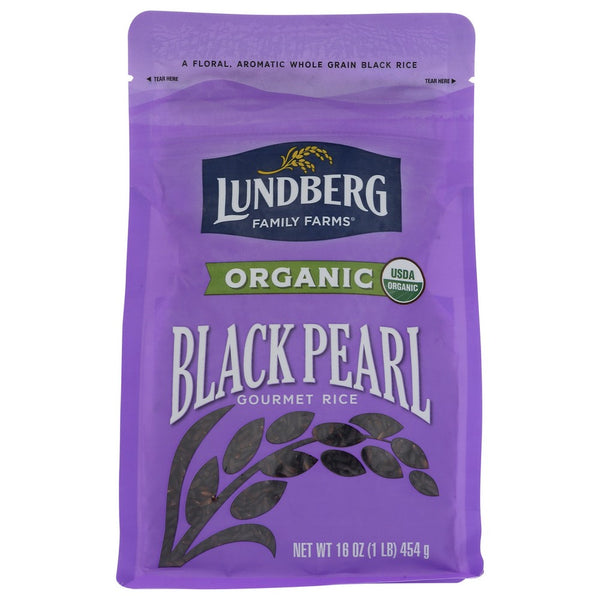 Lundberg Family Farms® , Black Pearl Rice Organicanic Black Pearl Rice 16 Ounce,  Case of 6