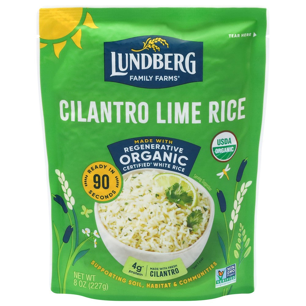 Lundberg Family Farms - Rice Og2 Cilantro Lime - Case of 6-8 OZ