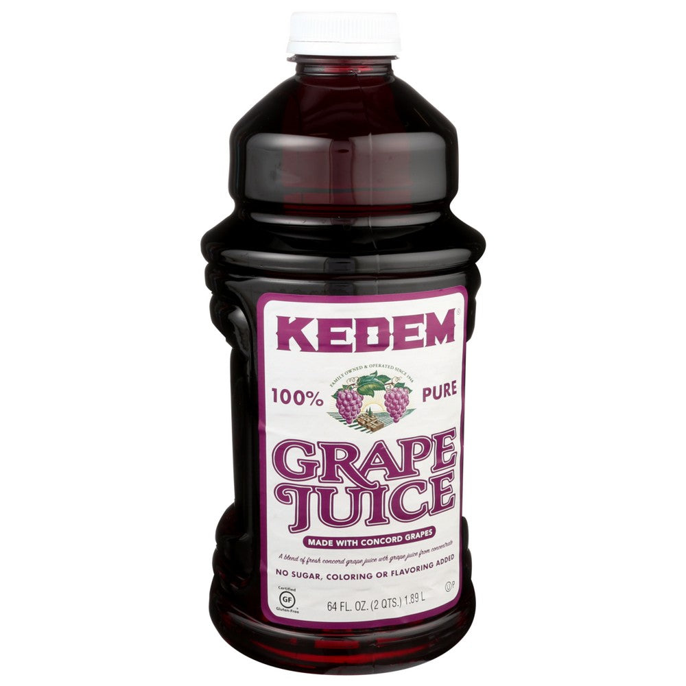 Kedem® 10028, Kedem 100% Pure Grape Juice, 64 Fl. Oz.,  Case of 8