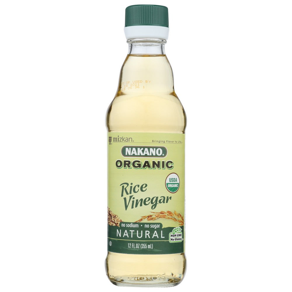 Nakano 901030, Nakano Organicanic Rice Vinegar, 12 Fl. Oz.,  Case of 6