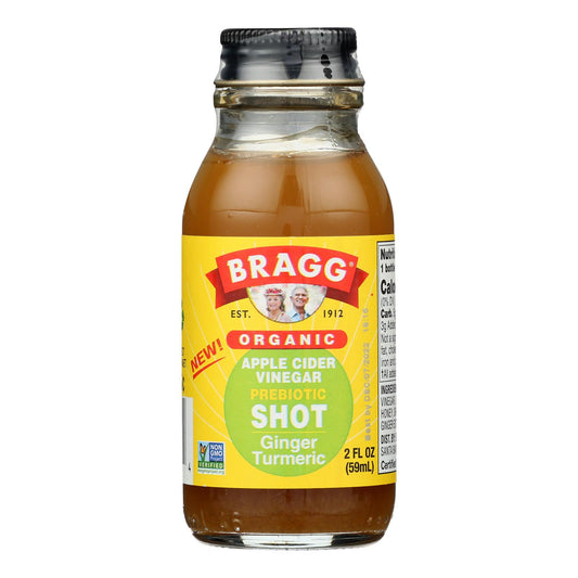 Bragg - Acv Shot Ginger Trmrc - Case of 4-2 Fluid Ounce